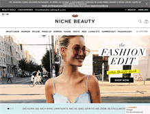 Tablet Screenshot of niche-beauty.com